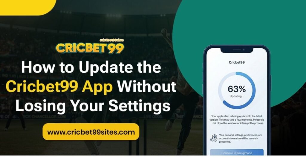Cricbet99 App update guide showing APK version checks, Android installation, permissions, security scanning, and safe update practices.