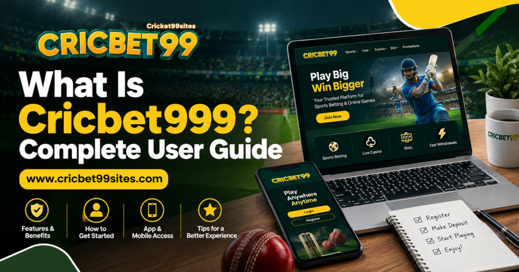 Cricbet999 complete user guide explaining account access, mobile use, terminology, website checks and security basics